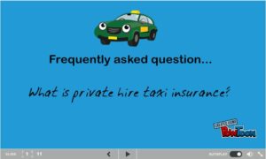 What is private hire taxi insurance?