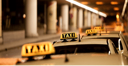Yellow Taxi Signs